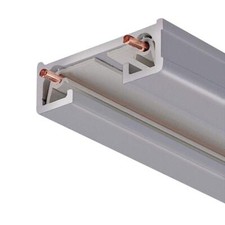 Juno Lighting R 4FT SL Trac-Lite Track Section, 120 Volts, 4 Foot, Silver