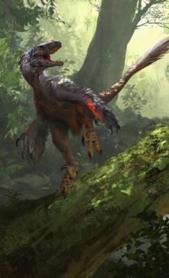 LEINWAND BILDER Dinosaurier 50x70 CM