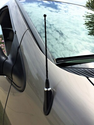 7'' Black Stainless Antenna Mast Power Radio AMFM for TOYOTA SIENNA 1998-2016 New