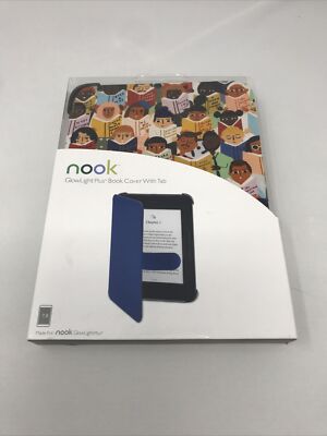Nook Glowlight Plus Book Cover with Tab 7.8  Book Club Design