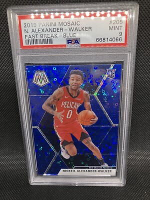 2019-20 Panini Mosaic - Rookies Nickeil Alexander-Walker #205 Blue