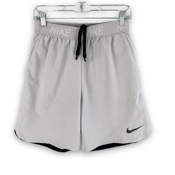New Nike Dri-Fit Flex Training Shorts Gray/Black Mens Size Small (CT8463-059)