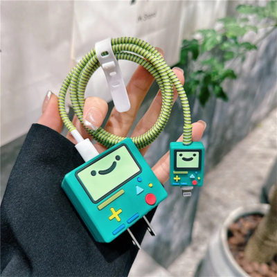 Adventure Time BMO iPhone Charger Cable Protectors P16 (Made in