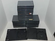 Mixed Lot Of 50 Sony Playstation 2 PS2 Empty Game Cases Black OEM Genuine