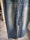 Red Snap Men’s Denim Jeans with Double Ring 2” Canvas Fabric Belt Size W38 x L31 — photo 6
