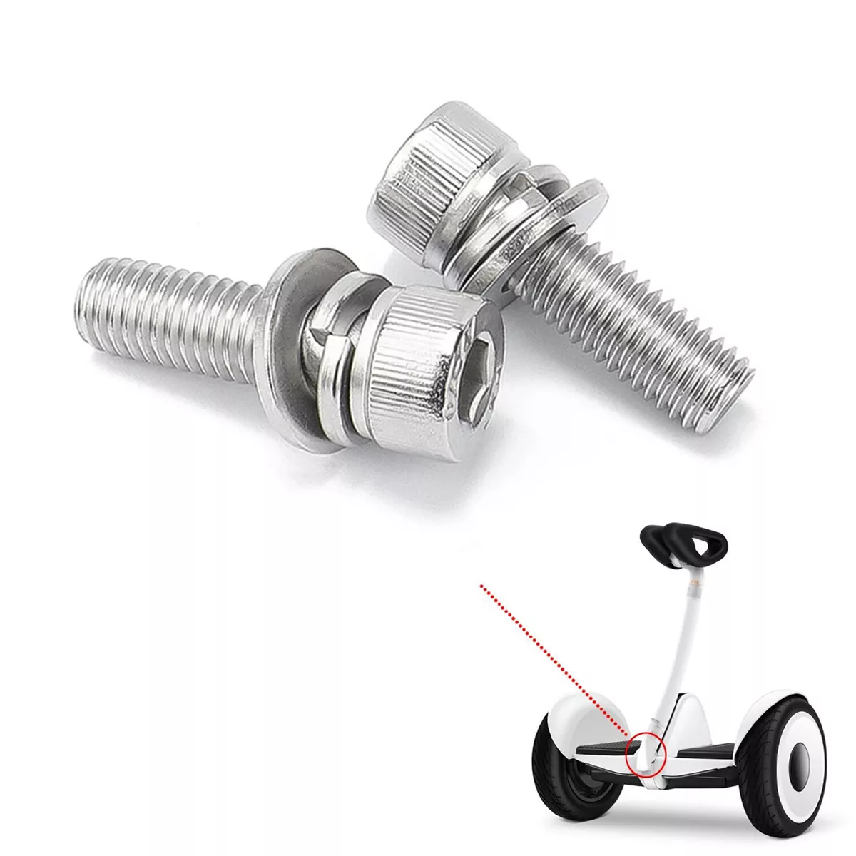 2Pcs Screws for Segway Ninebot S Smart Electric Scooter Knee Control Bar
