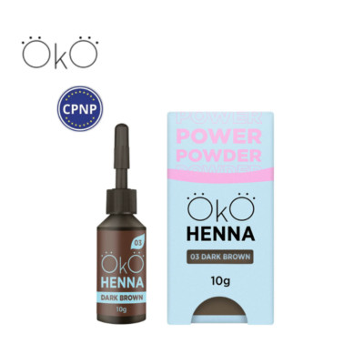 OKO Henna for eyebrows Power Powder Tinting  Brow Henna Brow styling Henna Spa