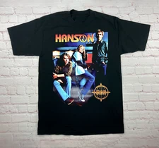 Hanson Band 2000 Tour Poster Unisex T-Shirt Cotton Full Size