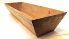 1980s Hand Painted Green Evergreen Branches 19" Long Narrow Pine Wood Box Trough — photo 8