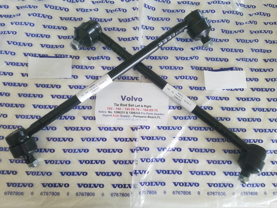 Barra de amarre de dirección lateral izquierda y derecha Volvo 142 -144 -145 69-74 -164 69-75   Foto 3 de 3