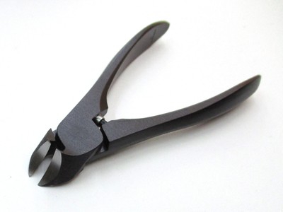 Suwada Nagelknipser Schwarz – Handgefertigt In Japan, Aus Kohlenstoffstahl, 12 Cm, Mit Behälter