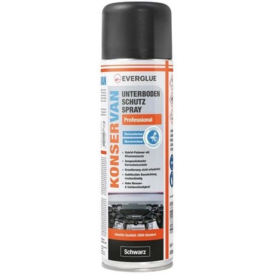 Everglue Konservan Unterbodenschutzspray, schwarz, 500 ml Fahrzeugboden
