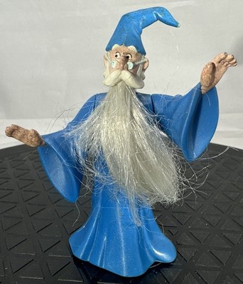 Disney Masterpiece Sword in the Stone Merlin Action Figure McDonald's Beard VTG