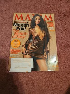 MEGAN FOX MAXIM MAGAZINE - July 2007 Original Retired Vtg Collection 