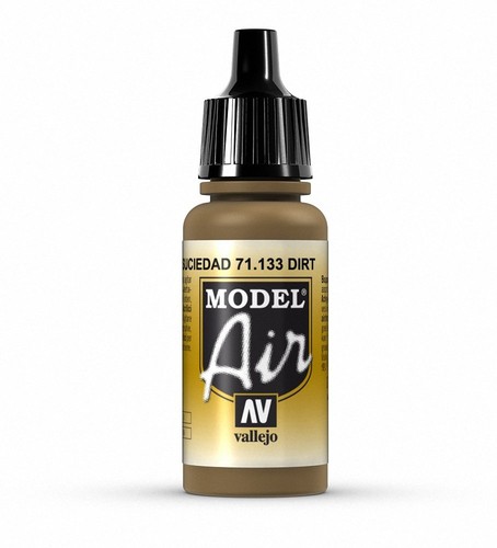 Vallejo Model Air 17 ml Acrylic Paint - Dirt 