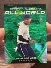 2024 Upper Deck Goodwin Champions Leodalis De VRIES /99 GREEN Oakland ATHLETICS