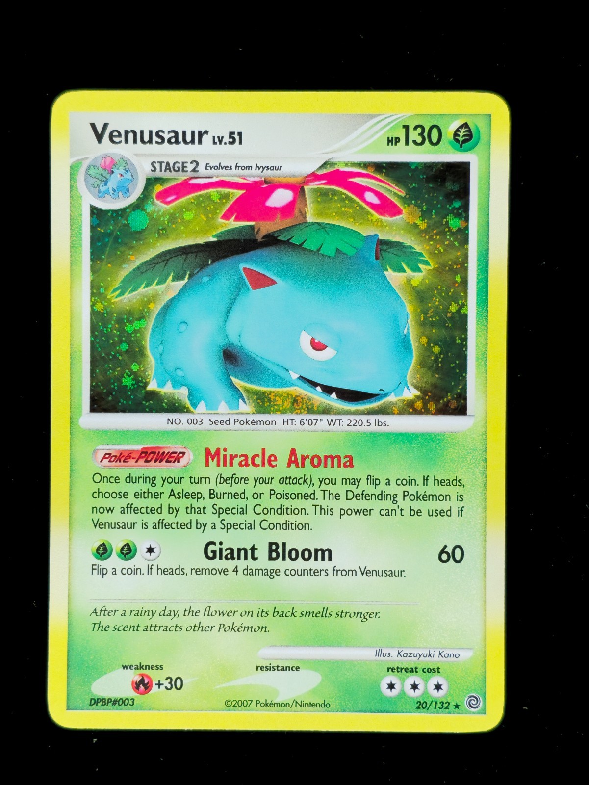 Venusaur Holo 20 Pokémon Secret Wonders 2007 NM 🔥🔥🔥