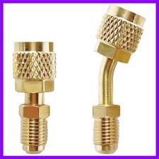 Straight Adapter Angled Adapter, R410A Adapter Mini Split Adapter 5/16" Female