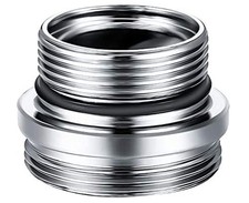 TJCAD3 Male 3/4" -27T to Male 55/64" -27T - Tiny Junior Cache Adapter - Chrom...