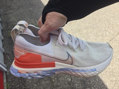 Nike React Infinity Run Flyknit Womens Shoes White Sz 10.5