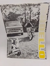 Vintage Carello Driving Fog & Headlamp Brochure • Foreign Car Parts Inc 1970s