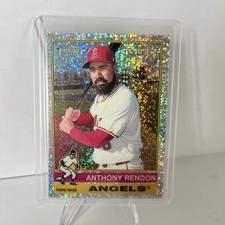 2025 Topps Heritage Anthony Rendon Silver Sparkle La Angels #121