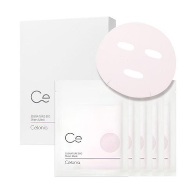 Celino Celonia Signature Bio Facial Sheet Mask Stem Cell Deep Hydrating Face