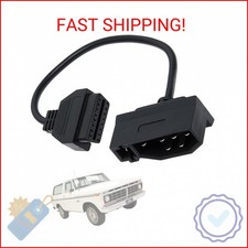 OBD1 to OBD2 Adapter for Ford 7 Pin to 16 Pin Connector Black OBD Adapter Cable