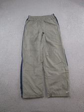 VTG Y2K 2000s Nike Mini Swoosh Lined Track Windbreaker Pants SZ M Elastic Waist