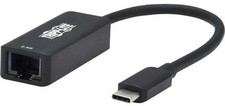 Tripp Lite USB-C to RJ45 Gigabit Ethernet Network Adapter M/F  U436-06N-2P5