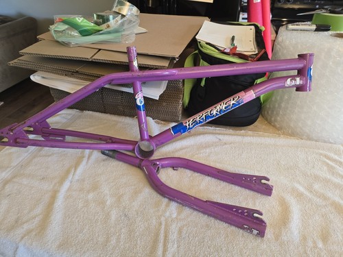 Cadre BMX Vintage Trek Vert 3 – 20 Pouces, Acier Cromoly, Old School – Noir, Complet
