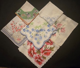 Mixed Lot of 6 Cutter Crafting HANKIES HANDKERCHIEFS