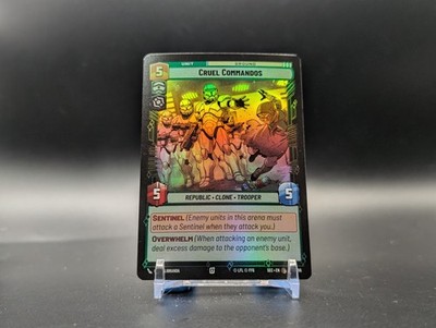 Star Wars Unlimited Secrets of Power - Cruel Commandos #596 - Foil