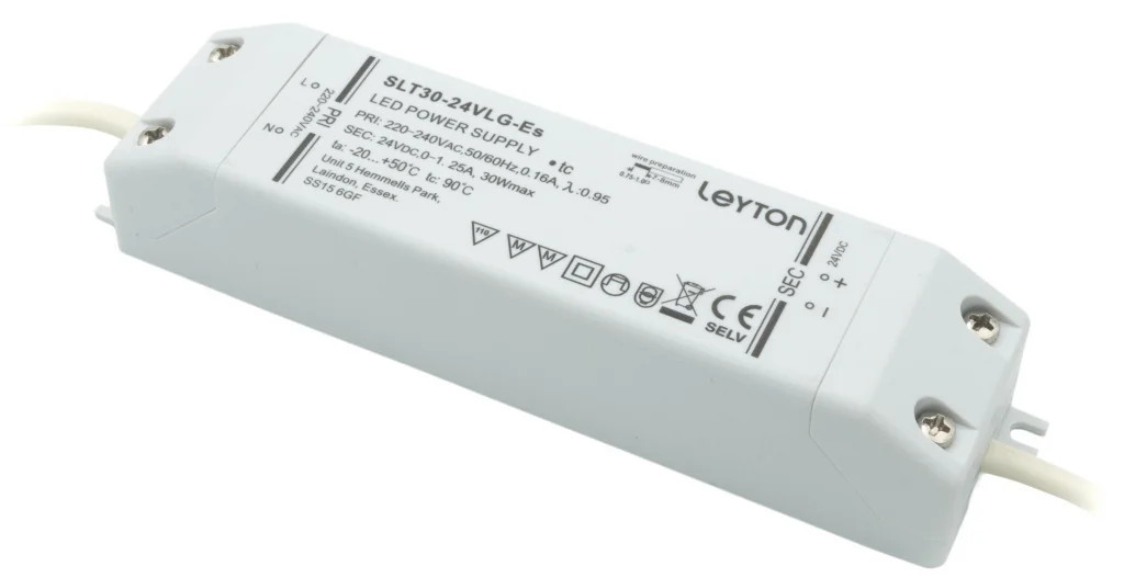 24v 30w LED Driver JB Output Socket DRV24-30W-JB6