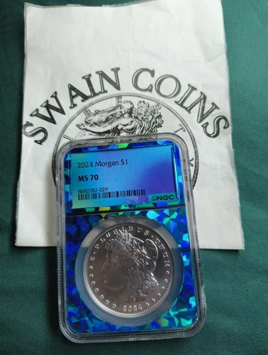 2024 morgan silver dollar ngc MS70 ES134