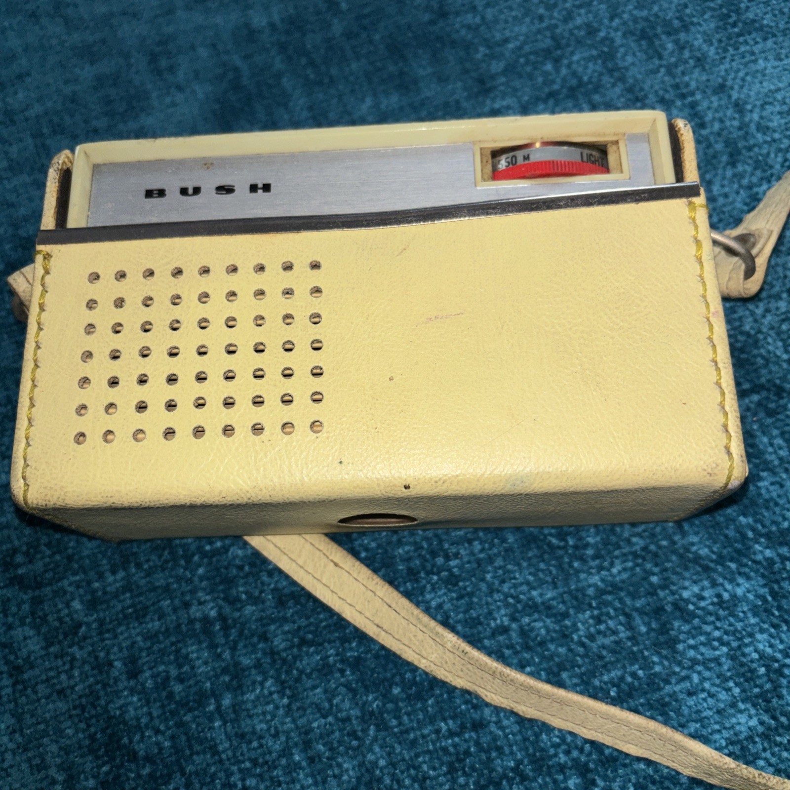 Vintage 1960s Vintage Bush Radio TR104 with Original Carry Case