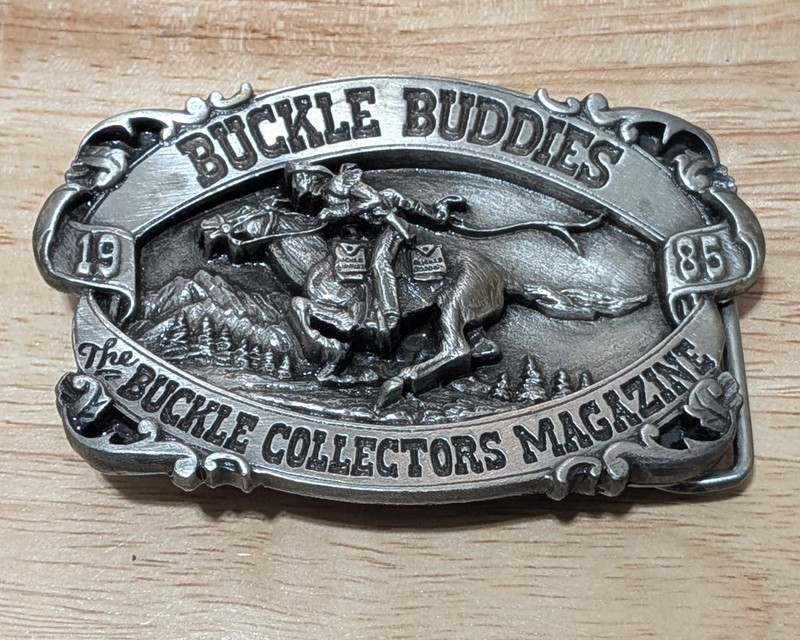 Vintage 1985 Buckle Buddies Magazine Siskiyou Limited Edition /500 