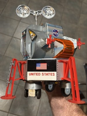 Vintage Japan DSK Tin Battery Op Apollo 11 Eagle Lunar Module