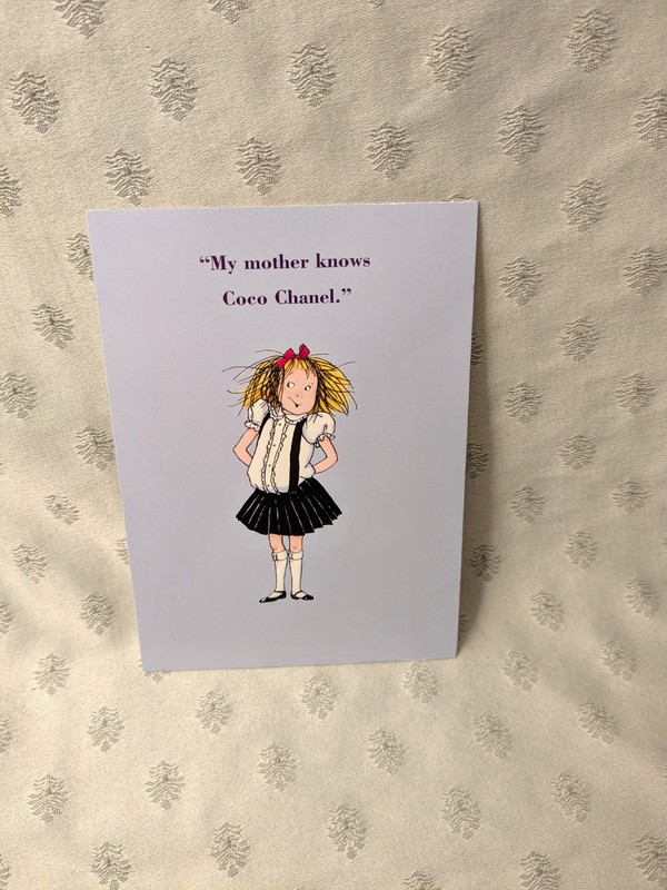 New! Eloise (At the Plaza) Card "My Mother Knows Coco Chanel"