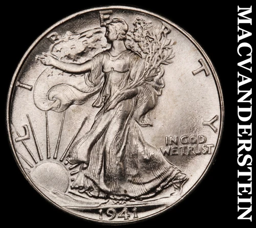 1941 Walking Liberty Half Dollar- Choice Gem Brilliant Uncirculated MS+++ #i6259