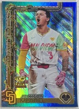 2025 Topps Holiday Jackson Merrill Blue Metallic Lights Rookie Cup 🔥Padres🔥