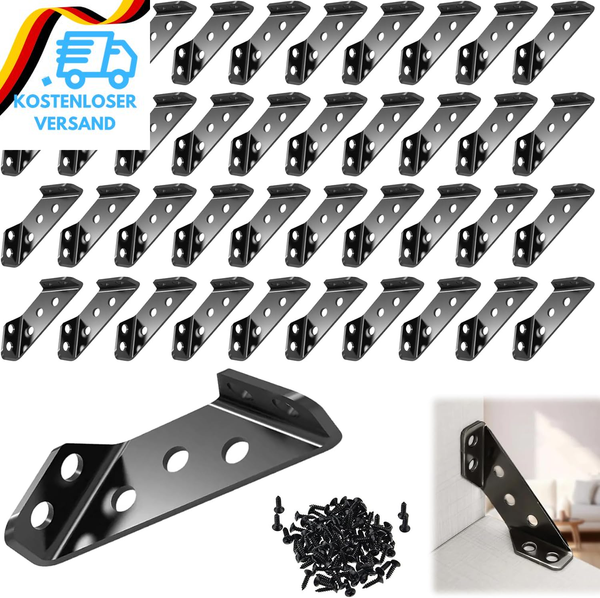 40 StüCk Winkelverbinder, Eckverbinder Edelstahl DreiecksstüTze Universal Winkel-image