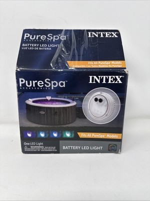 Intex PureSpa Battery Multi-Colored LED Light for Hot Tubs New Open Box