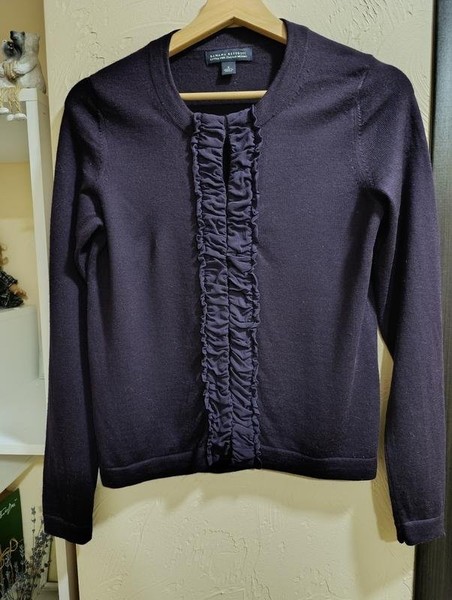 Women Banana Republic Blazer Purple Wool 36 / S /