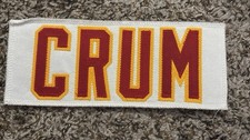 Dustin Crum Issued / Game Used? Kansas City Chiefs Jersey NAMEPLATE