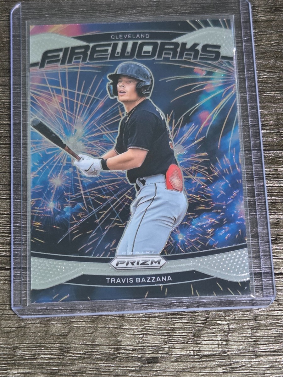 2025 PANINI PRIZM BB #4 - TRAVIS BAZZANA (RC) - FIREWORKS | eBay