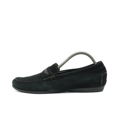 Munro American Damen Slipper EU 40 Pennyloafer Schwarz Loafer