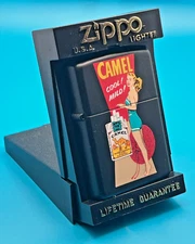 Genuine Brand New 1997 ZIPPO Lighter Very Rare CAMEL SEXY MODEL  28 Years Old