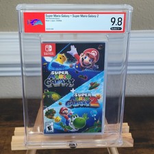 Super Mario Galaxy + Super Mario Galaxy 2 PSA 9.8 A++ 1st Print Nintendo Switch