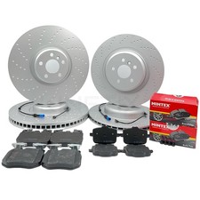FOR BMW 540i G30 G31 FRONT REAR BRAKE DISCS MINTEX PADS SENSORS 395m 370m